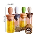 thumbnail image 2 of Aceite Tipo Exprimidor 2 En 1 Con Cepillo De Silicona Para Repostería, Cepillo Para Salsa De Silicona Y Botella Dispensadora De Aceite, Herramienta De Cocina Noticed HA044022-04, 2 of 6