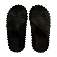 thumbnail image 4 of Iyufng Women's Crisscross Strap Fluffy Slide Slippers Scalloped Edge Open Toe Cozy Indoor House Shoes, 4 of 5