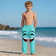 thumbnail image 6 of SGFCWSX Boys Casual Pants Elastic Waist Loose Fit with Pockets Graphic Trousers for Kids Green Size 11 Years, 6 of 9