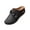 Black, variant on Women's Perforated Mule Shoes, Clogs for Women Close Toe Orthopedic Sandals With Arch Support Summer Slip On Wedge Sandals Comfortable Buckle Slingback Mules, Beige 8