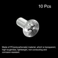 thumbnail image 3 of Unique Bargains M8x20mm Plastic Phillips Machine Screws, PC Flat Head Machine Bolts 10 Pack, 3 of 4