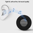 thumbnail image 5 of Soft Velvet Earphone Earmuff Headset Cushion Flannelette Earphone Case Cushion Cover Ear Pads Replacement Earpads BLACK 90MM, 5 of 8
