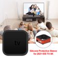 thumbnail image 1 of Funda protectora para Apple TV 4K 2021 Funda de silicona antipolvo (naranja + negro), 1 of 8