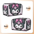 thumbnail image 2 of Funda para tostadora Kuromi de 2 rebanadas, funda protectora contra el polvo y las huellas dactilares, de poliéster, fundas para pequeños electrodomésticos de cocina, 2 of 6