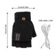 thumbnail image 3 of Minnieouse Guantes calefactables de manopla recargable eléctrica USB de invierno Calentador de dedo completo y medio guantes y mitones Negro, 3 of 6
