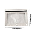 thumbnail image 2 of Three-Hole Pencil Case Single Layer Mesh Large Capacity Zipper Pouch for home Office Stationery Organization Binder Compatible Portable Storage, 2 of 2