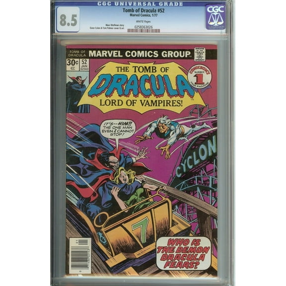 Tomb of Dracula #52 CGC 8.5