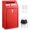 Red, variant on Metal Donation Box with Lock - Wall Mounted Box with Slot for Deposit, Drop with Lock and Slot for /Office/Outdoors 10.2 x 5.6 x 2.9 Inch(Black)