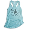 thumbnail image 1 of Let's Get Kraken Tank Top, Ladies Racerback Tank Top, Animal Pun Tank, Funny Octopus Tank, Giant Squid Tank, Cancun, Large, 1 of 3
