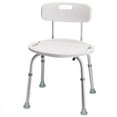 thumbnail image 3 of Carex Adjustable White Bath/Shower Bench with Aluminum Legs, 350 lb Weight Capacity, 3 of 3