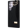 thumbnail image 2 of for Samsung Galaxy S23 Ultra Case with Wristband Strap, PU Leather Phone Case with Ring Stand Case for Samsung Galaxy S23 Ultra ZWD Black, 2 of 18