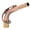 Antique, variant on Suodoka Saxophone Neck Brass for Alto Sax Bend Tube Musical Instrument Accessories 2.45cm Gold 6.3 inches / 16 cm