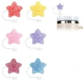 thumbnail image 1 of 6pcs Sparkling Straw Topper Cute Butterfly Cup Fitting Silicone Straw Dust F3P1, 1 of 1