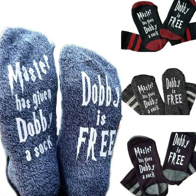 Master has given Dobby a Socks HP Dobby is free sock comfortable cotton Socks(6Colors For Choose)