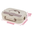 thumbnail image 3 of Danhjin Contenant de Rangement Divisé Boîte à Lunch Isolée en Acier Inoxydable 304 Cantine pour Étudiants Boîte à Lunch Compartimentée pour Travailleurs de Bureau Boîte à Lunch pour Enfants Type Séparateur Portable, 3 of 9