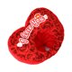 thumbnail image 2 of KAKOWELY 1 pieza de tocado con forma de corazón, creativo y divertido, decoración para el pelo, tocado rojo, 2 of 4
