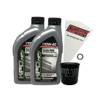 Cyclemax OEM SS 10W-40 Oil Change Kit fits 2001-2008 Kawasaki Mule 3010