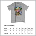 thumbnail image 5 of Tee Hunt Dean Russo Dalmatian Luv Colorful Dog T-Shirt Neon Puppy Men's Tee, Gray, Small, 5 of 5