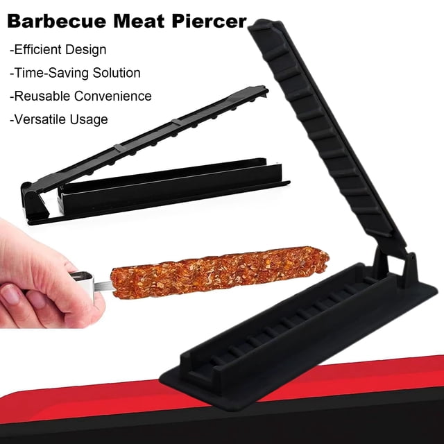 Kebab Maker Manual Kabob Mold Form Kofta Kebab Reusable Easy to Clean Handmade BBQ Tool for Home Family Outdoor Camping BBQ
