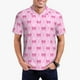 thumbnail image 1 of Fotbe Pink bows Camiseta Polo de Golf para Hombre con Estampado – Camisa Deportiva Transpirable con Cuello Abotonado-XX-Large, 1 of 6