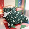 thumbnail image 2 of Manfei Farmhouse Santa Claus 7-Piece King Bedding,Happy Christmas King Bed in a Bag,Xmas Reversible, 2 of 7
