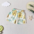 thumbnail image 4 of Elainilye Fashion Toddler Boys Summer Clothes Set Short-Sleeved Shirt Shorts Set Beach Two-Piece Set, Sizes 3M-5T, 4 of 9