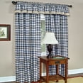 thumbnail image 2 of Ergode Buffalo Check Window Curtain Panel - 42x95 - Navy, 2 of 3