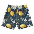 thumbnail image 7 of FORMRS Boys Swim Trunks Quick Dry Mesh Liner Boardshorts Sizes XS-XL, Lemon Flowers, 7 of 7