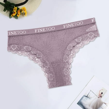 

Womens Panties Pack Women Lace Boyshort Panties Low Rise Underwear Ladies Comfortable Underpants Female Lingerie Panties Khaki M 3pcs