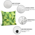 thumbnail image 3 of Green And Yellow Modern Art Geometric Pillow Covers,Green And Yellow Modern Art Geometric Throw Pillow Covers 18"×18" ,Living Room Sofa Couch Pillow Covers,Decorative Pillow Covers, 3 of 7