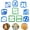 Type # C, variant on Sunjoy Tech Sandwich Cutters for Kids, Holiday Cookie Cutters Animal Shape for Boys & Girls with Elephant, Dinosaur, Star, Heart, Gingerbread Man etc Shapes
