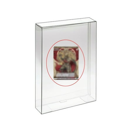 RUITROLIKER 10PCS Box Protector Clear Protection Case Sleeve, Compatible for G.I. Joe Classified Series Snake Supreme Cobra Commander