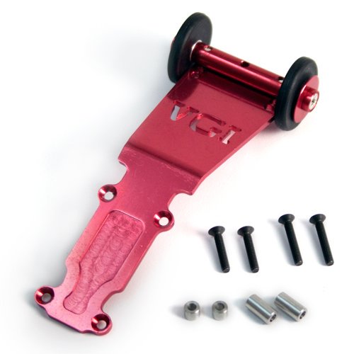 Atomik RC Alloy Wheelie Bar, rojo para Traxxas 1/16 Slash 4x4 y otros modelos Traxxas - Reemplaza Traxxas Part 7184 Atomik RC 4178R