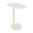 thumbnail image 6 of C-Shaped Side Table, Iron Couch Side Tables, Small TV Tray Tables for Living Room, Bedroom, 20 x 14in (Cream White), 6 of 19