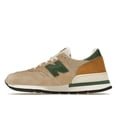 thumbnail image 2 of New Balance Men's 990v1 MiUSA Tan Green Shoes, from StockX, 2 of 5
