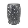 thumbnail image 1 of hometrends Black Drum Stool, 1 of 2