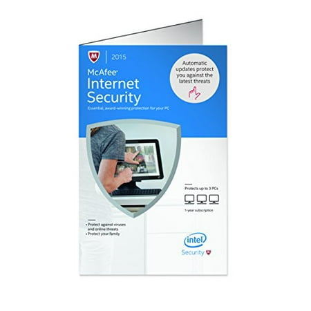 McAfee Internet Security 2015 - 3 PCs