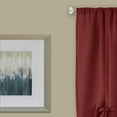 thumbnail image 5 of Darcy Marsala Solid Contemporary Window Curtains: 58" x 63", Tie-Up Shade, 5 of 5