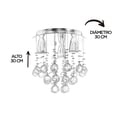 thumbnail image 5 of Candil de Cristal Cortado Gamalux Williams Krystal Cereza de 3 Luces, 5 of 5