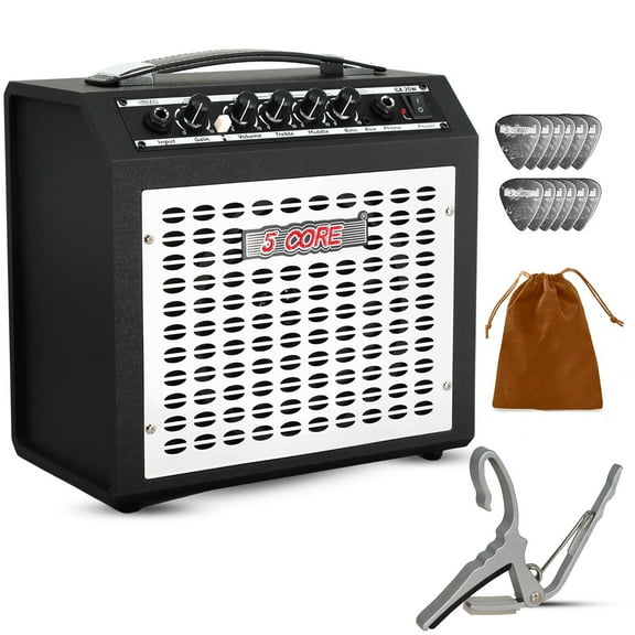 Mini 20W Guitar Amplifier with Speaker & Headphone Jack