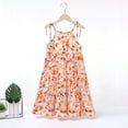 thumbnail image 2 of Loopsun Girls Summer Dress, Children's Girls Summer Cotton Camisole Dress On Beach Vacation Floral Dress, 2 of 3