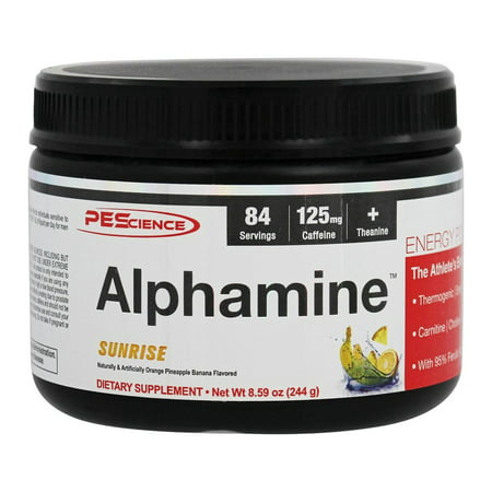 PEScience - Alphamine Energy Powder Sunrise - 8,59 onces.