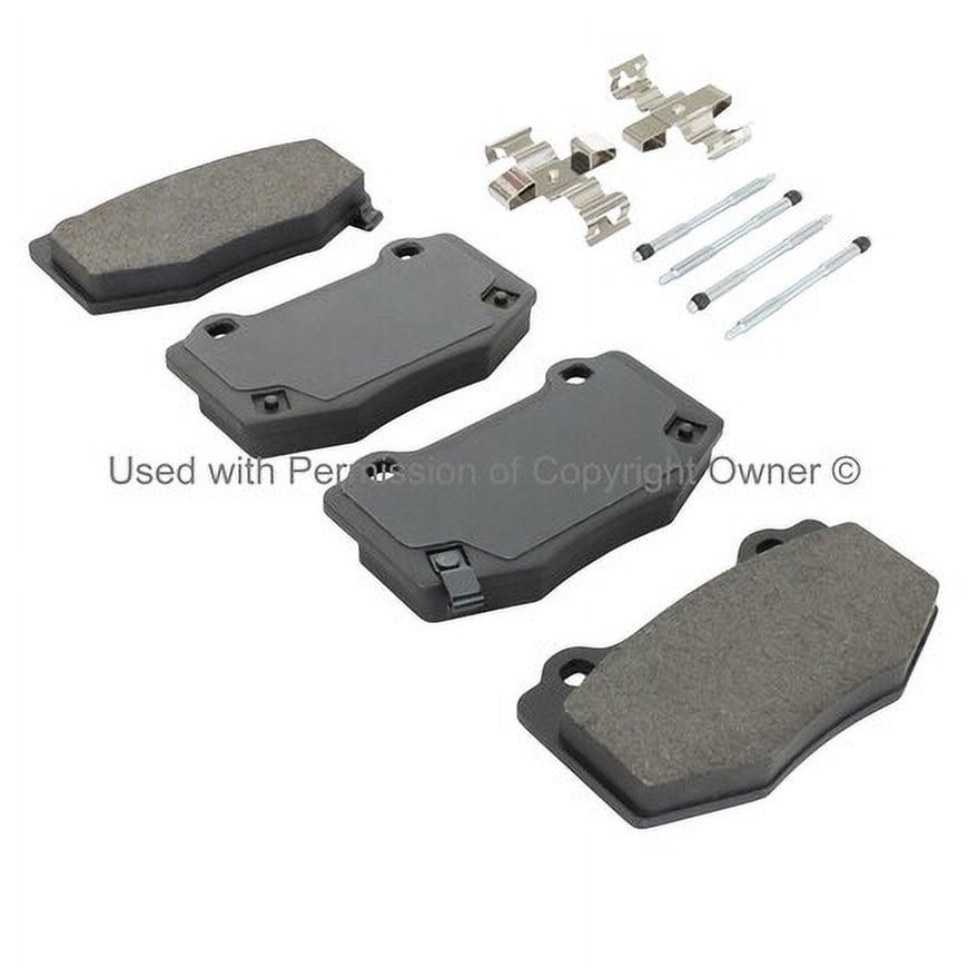 Mpa Electrical 1003-1718M Quality Built Disc Brake Pad Set Black Series,