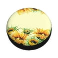 thumbnail image 2 of Kdxio Spare Tire Cover for RV Trailer, Waterproof Wheel Cover,Camper Spare Tire Cover Fit for Rv SUV Truck Travel Trailer 14 inch-Sunflowers On A Yellow Background, 2 of 8