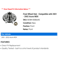 thumbnail image 2 of Front Wheel Hub - Compatible with 2001 - 2002 Acura MDX, 2 of 2