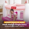 thumbnail image 5 of Fisher-Price Pink Bouncesational Indoor Inflatable Bouncer with Built-In Pump, 5 of 8