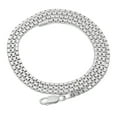 thumbnail image 3 of 2.3mm Solid .925 Sterling Silver Square Box Chain Necklace, 20 inches + Gift Box, 3 of 7
