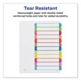 thumbnail image 5 of Customizable Toc Ready Index Multicolor Dividers, 1-12, Letter | Bundle of 2 Sets, 5 of 5