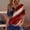 Red, variant on NTACZA American Flag Print Spring Tops Henley Regular Button Short Sleeve Women Patriotic Graphic Tees Tshirts Shirts for Women