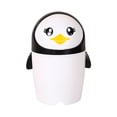 thumbnail image 1 of SIfdSeng My Items Penguin Can Compact Kitchen Waste Small Desktop Garbage Container Portable Rubbish Holder Home Organization, 1 of 4